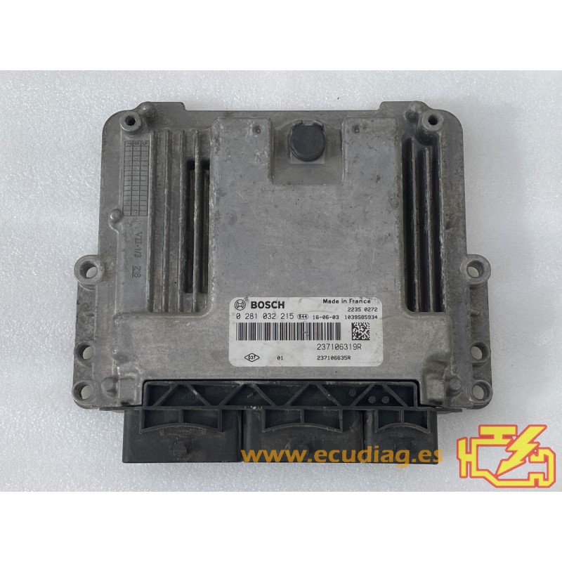 ECU BOSCH EDC17C84-3.2 0281032215 MERCEDES CITAN 1.5 CDI 66KW 90CV 237106319R 237106635R / SW 10SW007203 - VIRGEN