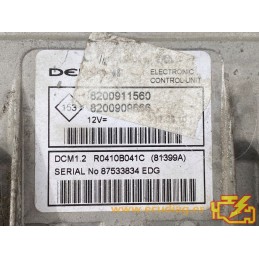ENGINE ECU DELPHI DCM1.2 R0410B041C RENAULT 8200911560 8200909666