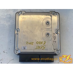 ECU BOSCH EDC17CP14-3.2 0281016366 SEAT EXEO I (3R) 2.0 TDI 105KW 143CV L4 16V CAGA 03L906022GE / SW 03L906019B