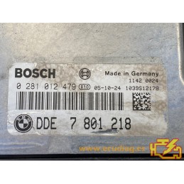 ECU BOSCH EDC16CP35-5.51 0281012479 BMW 745D (E65) V8 242KW 329CV 7801218 / SW 7808737 - 1037390116
