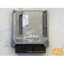 ECU BOSCH EDC16CP35-5.51 0281012479 BMW 745D (E65) V8 242KW 329CV 7801218 / SW 7808737 - 1037390116