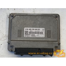 ECU MOTOR SIEMENS VDO SKODA FABIA II 1.2i 44KW 60CV SIMOS 9.1 5WP4084604 VAG 03D906023