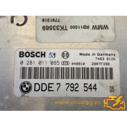 ECU BOSCH BOSCH EDC15C4-9.25 MINI COOPER 1.4D 55KW 75HP (R50) 0281011085