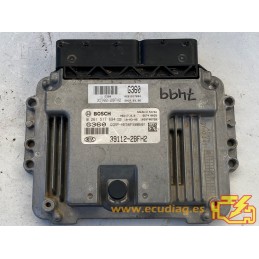 ECU BOSCH MED17.9.8 0261S17694 KIA CARENS 1.6 GDI 99KW 135CV 39112-2BFH2 / SW 10SW012958
