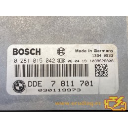 ENGINE ECU BOSCH EDC17CP02-3.11 0281015042 BMW 7811701