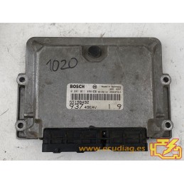 ECU BOSCH EDC15C7-2.3 0281011488 ALFA ROMEO 147 I (937) 1.9 JTD 85KW 115HP L4 8V 937A2000 55198492 - WITH DISABLED IMMOBILIZER