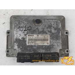 ECU BOSCH EDC15C7-2.3 0281011488 ALFA ROMEO 147 I (937) 1.9 JTD 85KW 115HP L4 8V 937A2000 55198492 - WITH DISABLED IMMOBILIZER