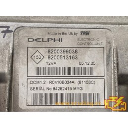 ECU DELPHI DCM1.2 R0410B034A RENAULT CLIO / NISSAN NOTE 1.5 DCI 8200399038 8200513163