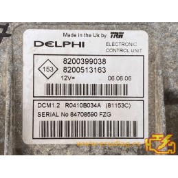 ECU DELPHI DCM1.2 R0410B034A RENAULT CLIO / NISSAN NOTE 1.5 DCI 8200399038 8200513163