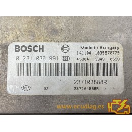 ECU BOSCH EDC17C42-3.51 0281030991 RENAULT TRAFIC III 1.6 DCI 237103888R 237104588R - SW / 1037552542