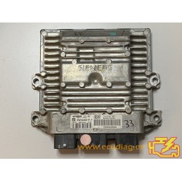ECU SIEMENS SID802 5WS40021F-T CITROEN C3 I 1.4 HDI 68HP HW 9643455080 SW 9647202380 -  WITH DISABLED IMMOBILIZER (IMMO OFF)