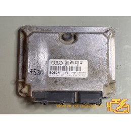 ECU BOSCH M3.8.5 0261204993 AUDI A3 (8L) 1.8i L4 20V VAG 06A906018CD / SW 1037350728
