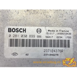 ECU BOSCH EDC17C42-3.35 0281030899 MERCEDES CITAN I (W415) 109 1.5 CDI 66KW 90HP 237104627R 237104376R / SW 1037540784 - VIRGIN