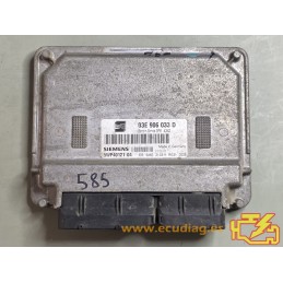 ECU SIEMENS SIMOS 3PE 5WP4012104 SEAT IBIZA III (6L) 1.2i 47KW 64HP 03E906033D / 4342 - CAS3E043.DAT - WITH DISABLED IMMOBILIZER