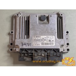 ECU BOSCH EDC17C10-5.10 0281017337 CITROEN C3 1.4 HDI 70HP 9676833080 - / SW 9678120480 - 1037516457- WITH DISABLED IMMOBILIZER