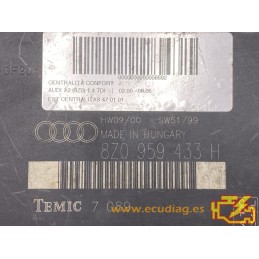 COMFORT MODULE TEMIC 7089 AUDI A2 (8Z) 8Z0959433H