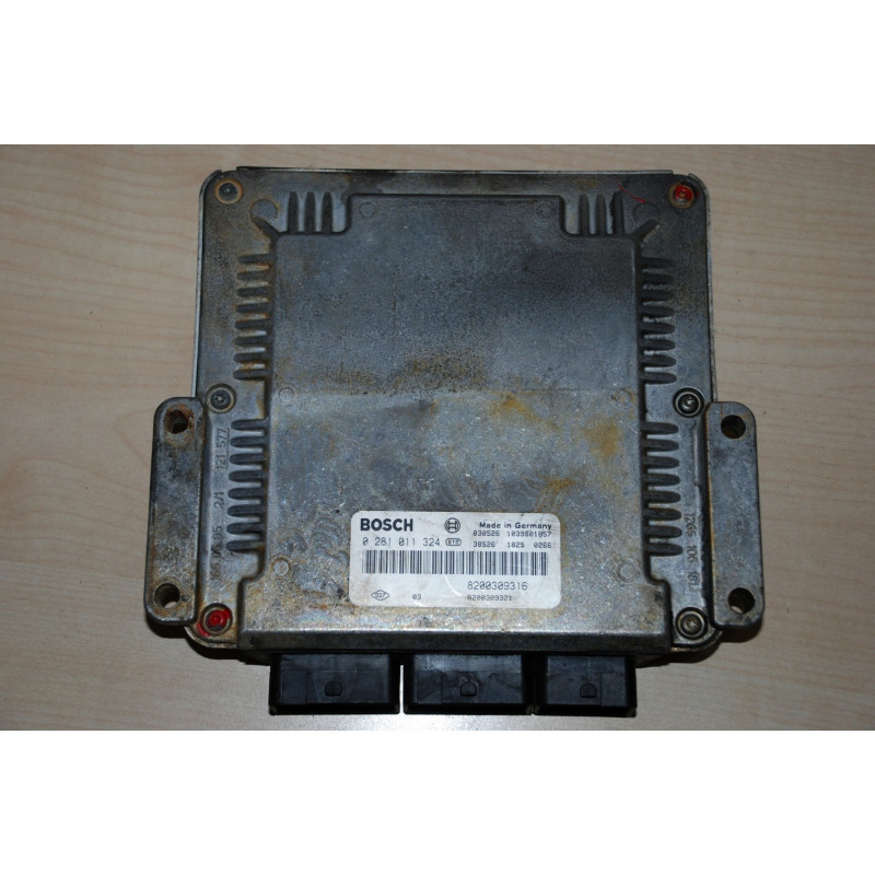 ECU BOSCH EDC15C3-4.13 0281011324 RENAULT LAGUNA II 1.9 DCI 120CV 8200309316 8200309321 / SW 1037367346 / CON INMO ANULADO