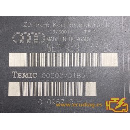 COMFORT MODULE TEMIC 00002731B5 AUDI A4 VI (8E) 8E0959433BC
