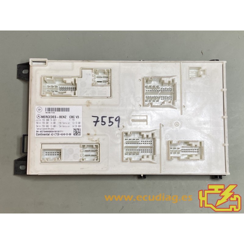 CONFORT MODULE CONTINENTAL A2-C738-4640-8-00 MERCEDES 1569007402 / 1569011400