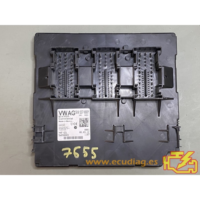MODULO CONFORT CONTINENTAL PQ35 5WG50403 VAG 5K0937086M