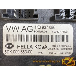 BCM HELLA 5DK009653-00 SEAT ALTEA I (5P) 1K0937086