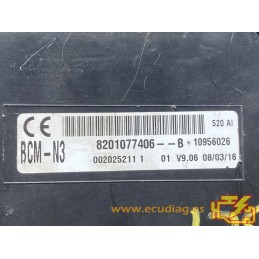 BCM-N3 JOHNSON CONTROLS 0020252111 RENAULT KANGOO II 8201077406 - VIRGIN