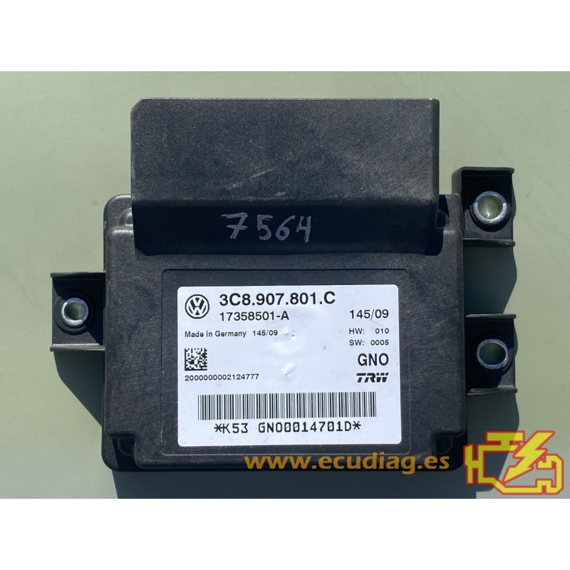 MODULO FRENO DE MANO TRW 17358501-A VOLKSWAGEN PASSAT (3C) 3C8.907.801.C 3C8907801C
