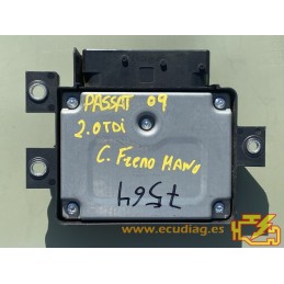 HANDBRAKE MODULE TRW 17358501-A VOLKSWAGEN PASSAT (3C) 3C8.907.801.C 3C8907801C