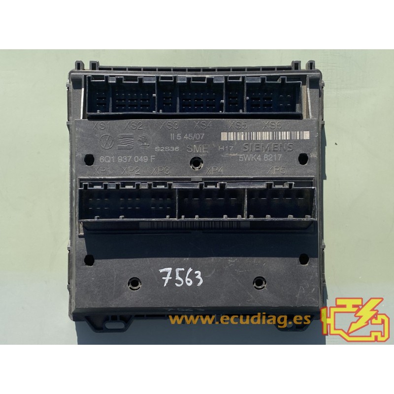 BCM SIEMENS 5WK48217 SEAT IBIZA III (6L) 6Q1937049F