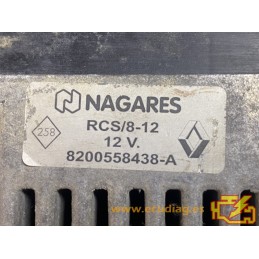 RELE CALENTADORES NAGARES RCS/8-12 RENAULT MEGANE BERLINA 1.5 DCi 110CV 81KW 8200558438-A