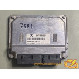 ECU SIEMENS SIMOS 3PA 5WP4419808 SKODA FABIA I 1.4i 44KW 60CV 047906033E / SW SJ32 - caS3A035.DAT - CON INMOVILIZADOR AUNULADO