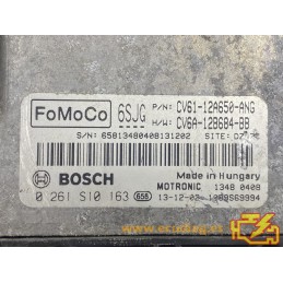 ECU BOSCH MED17.0.1 0261S10163 FOMOCO FORD FOCUS III 1.0i ECOBOOST CV61-12A650-ANG