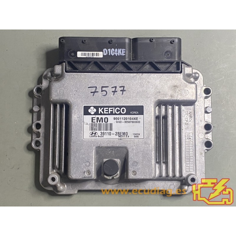 ECU KEFICO MED17.9.8 9001120104KE HYUNDAI 39110-2BEM0