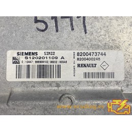 ECU MOTOR SIEMENS SIM32 S120201109A RENAULT 8200400246 8200473744 - VIRGEN