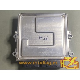 ECU VALEO VD46.1 V29080084 A PSA 1.2 PURETECH HW 9806671980 SW 9818160080