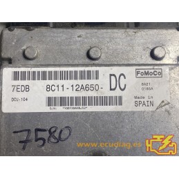 ECU VISTEON DCU-101 FORD TRANSIT 8C11-12A650-DC 7EDB