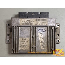 ECU SAGEM S2000-21 21646041-0 CITROEN SAXO / PEUGEOT 106 1.4i HW 9637705980 SW 9643134280 - WITH DISABLED IMMOBILIZER (IMMO OFF)