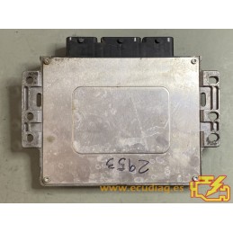 ECU SAGEM S2000-21 21646041-0 CITROEN SAXO / PEUGEOT 106 1.4i HW 9637705980 SW 9643134280 - CON INMOVILIZADOR ANULADO (IMMO OFF)