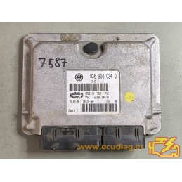 ECU MAGNETI MARELLI IAW4LV.Z 61600.504.07 AUDI A2 1.4i (8Z) 036906034Q - CON INMOVILIZADOR ANULADO (INMO / IMMO OFF)