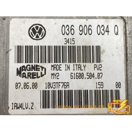 ECU MAGNETI MARELLI IAW4LV.Z 61600.504.07 AUDI A2 1.4i (8Z) 036906034Q - WITH DISABLED IMMOBILIZER (IMMO OFF)