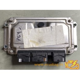 ECU BOSCH ME7.4.4 0261206943 PEUGEOT 307 1.6i 16V 9657499880 - WITH DISABLED IMMOBILIZER (IMMO OFF)