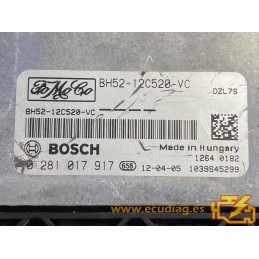 ECU BOSCH EDC17CP42-3.20 0281017917 LAND ROVER FREELANDER II (L359) 2.2 TD4 110KW 150HP BH52-12C520-VC / SW 1037508786