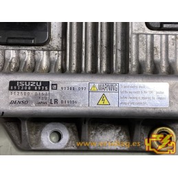 ECU DENSO 112500-0153 OPEL CORSA / COMBO (C) 1.7 CDTI  74KW 100HP 97300097 ISUZU 8973000975 - VIRGIN