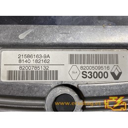 ECU SAGEM S3000 21586163-9A RENAULT SCENIC II 1.6i 16V 82KW 112CV 8200785132 8200509516 / SW 8200565326 - VIRGEN