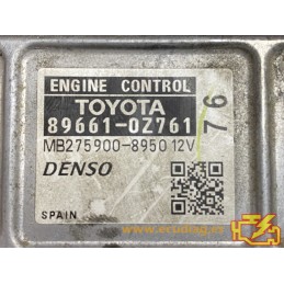 ECU DENSO MB275300-8950 TOYOTA AURIS II (E2180) 2.0 D4D 91KW 124HP - WITH DISABLED IMMOBILIZER (IMMO OFF)