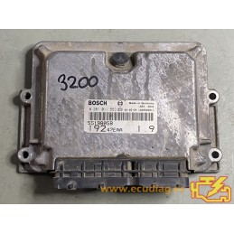 ECU BOSCH EDC15C7-2.3 0281011553 FIAT STILO 1.9 JTD 85KW 115HP 55198058 - WITH DISABLED IMMOBILIZER (IMMO OFF)