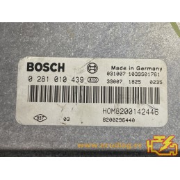 ECU BOSCH EDC15C3-4.8 0281010439 MITSUBISHI CARISMA 1.9 DID MR577269 HOM8200142446 8200296440 / SW 1037367106 - WITH IMMO OFF