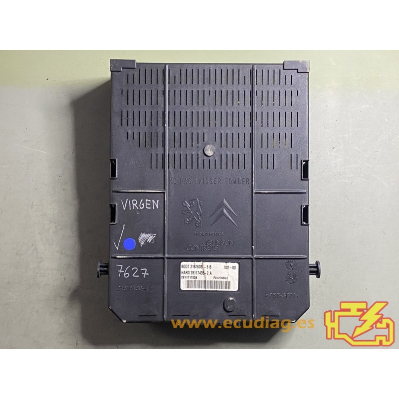 BSI JOHNSON CONTROLS 2004 H05-01 28117435-2A CITROEN C4 I (B5) 9661940480 / SW 9661891080 - 07.03 - SW SIGNATURE FE.02 - VIRGIN