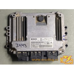 ECU BOSCH EDC16C34-4.11 0281012620 PEUGEOT 308 I (T7) 1.6 HDI 110CV 9663944680 / SW 9663944680 - 1037383736 - CON INMO ANULADO