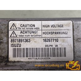 ECU FUEL PUMP DELPHI DELCO 8971891363 OPEL CORSA 1.7 DTI 16267710